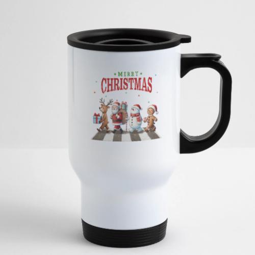 Christmas Collection - Piano Crossing #2 - 14 oz Travel Mug with Handle