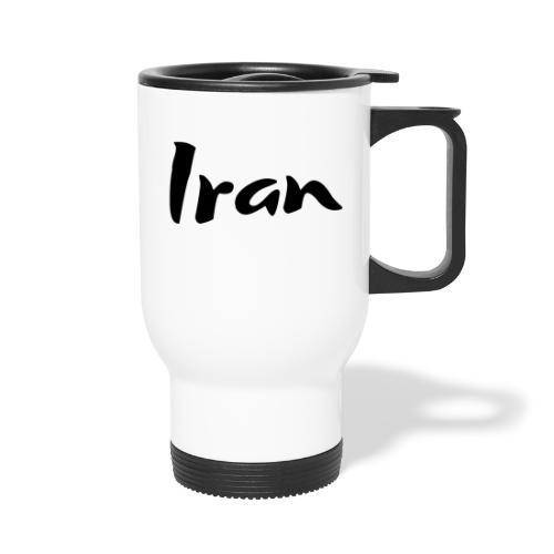 Iran 1 - 14 oz Travel Mug with Handle