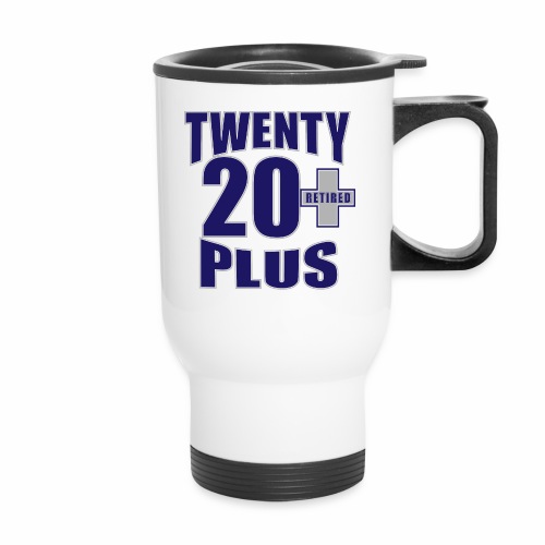 Twenty Plus Blue - Travel Mug with Handle
