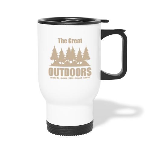 The great outdoors - Clothes for outdoor life - 14 oz Travel Mug with Handle