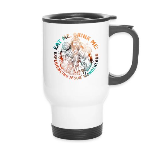 Eat Me Drink Me Podcast original logo - 14 oz Travel Mug with Handle