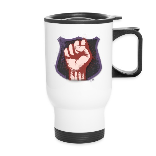 Deadly Nation Logo - 14 oz Travel Mug with Handle