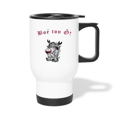 Boé ton Ô! - 14 oz Travel Mug with Handle
