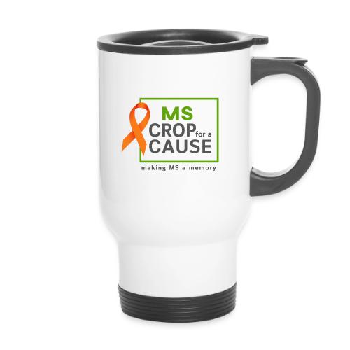 Square Logo - 14 oz Travel Mug with Handle