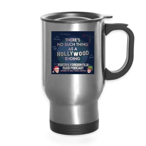 Celebrate a Zombie Christmas! - 14 oz Travel Mug with Handle