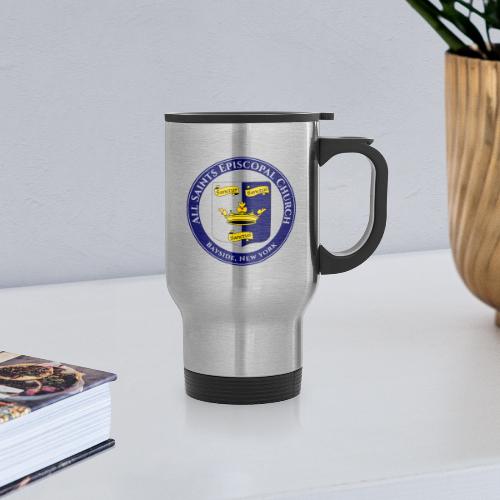 All Saints Medallion - 14 oz Travel Mug with Handle