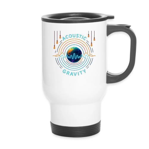Acoustic Gravity Earth - 14 oz Travel Mug with Handle