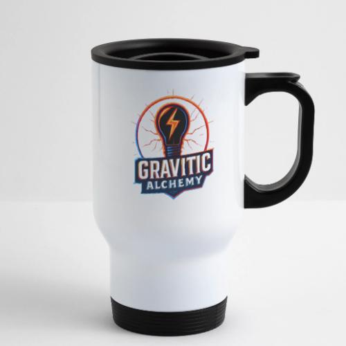 Gravitic Alchemy Logo - 14 oz Travel Mug with Handle