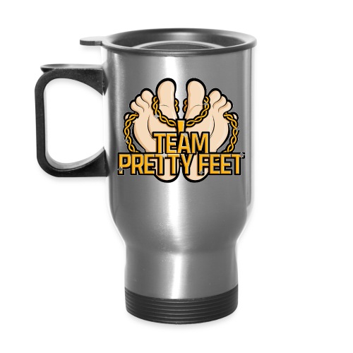 Team Pretty Feet™ Gold Chain - Travel Mug with Handle