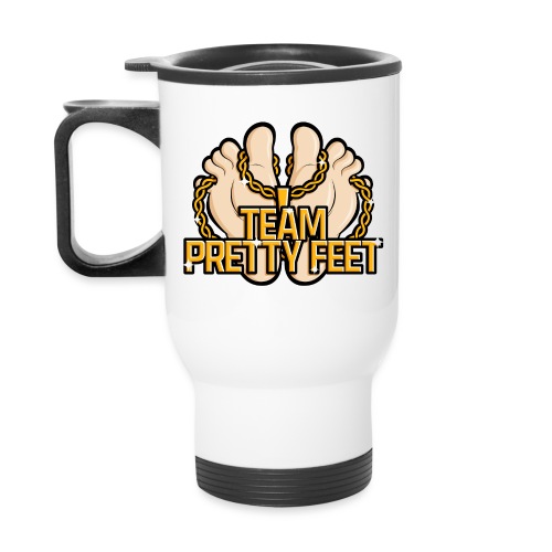 Team Pretty Feet™ Gold Chain - Travel Mug with Handle