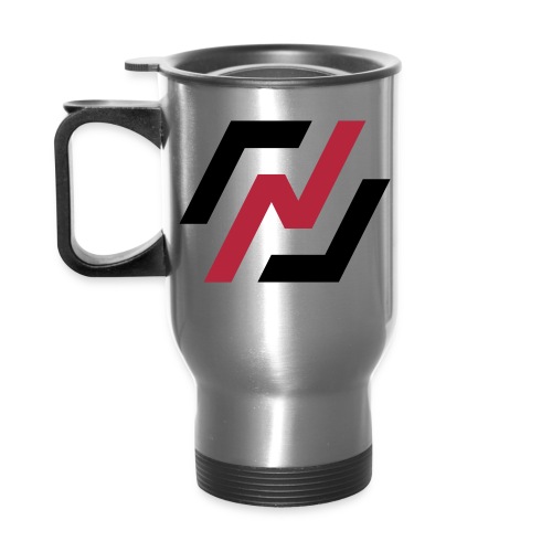 logo n ai - Travel Mug with Handle