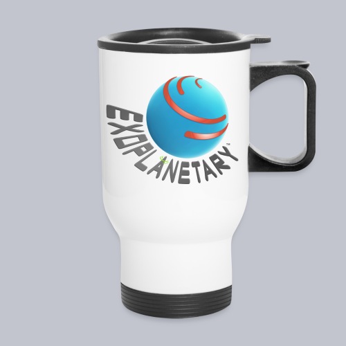 Logo for Light Background - 14 oz Travel Mug with Handle