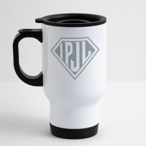 IPJL (metallic silver) (no connection to DC) - 14 oz Travel Mug with Handle