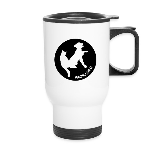 Logo Front Transparent png - 14 oz Travel Mug with Handle