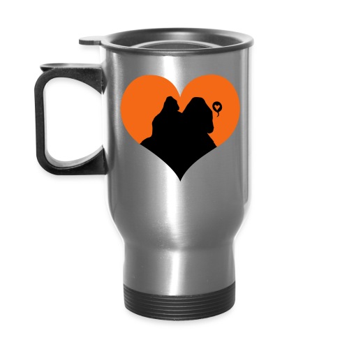 Gorilla Love - 14 oz Travel Mug with Handle