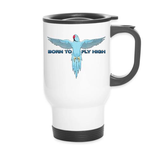 BORN TO FLY HIGH - 14 oz Travel Mug with Handle