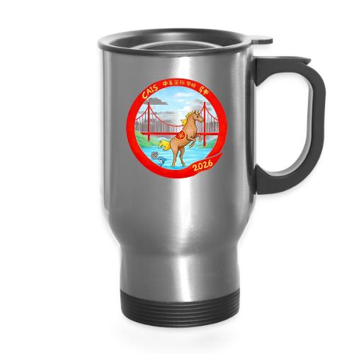 LNY 2026 LS Design Winner Keira T - 14 oz Travel Mug with Handle