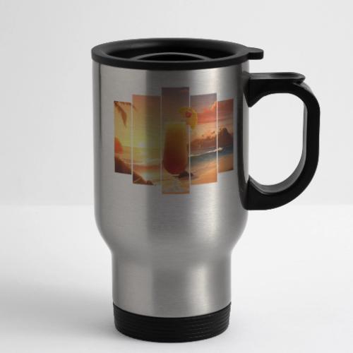 Squeeze the Day - 14 oz Travel Mug with Handle