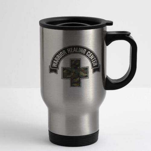 WHC Logo Metalic Final - 14 oz Travel Mug with Handle