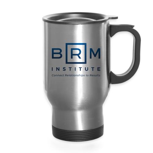 BRM Institute Tagline - 14 oz Travel Mug with Handle
