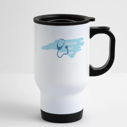 Proud NC NP - 14 oz Travel Mug with Handle