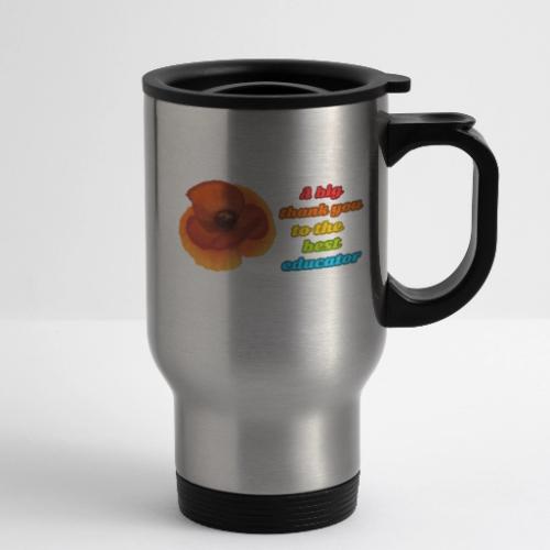Teaching Legend - 14 oz Travel Mug with Handle