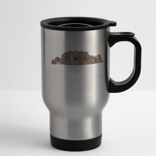 Naqshe Rostam Persepolis - 14 oz Travel Mug with Handle