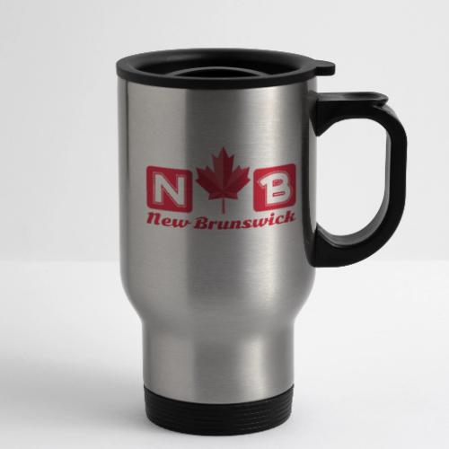 New Brunswick, province of Canada - 14 oz Travel Mug with Handle