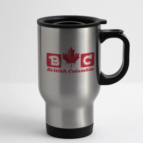 British Columbia, province of Canada - 14 oz Travel Mug with Handle