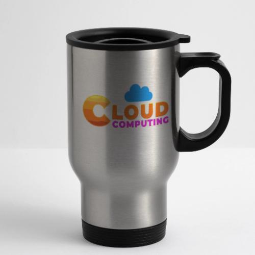 Cloud Computing - 14 oz Travel Mug with Handle