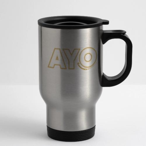 AyoGaming's Logo v1 - 14 oz Travel Mug with Handle