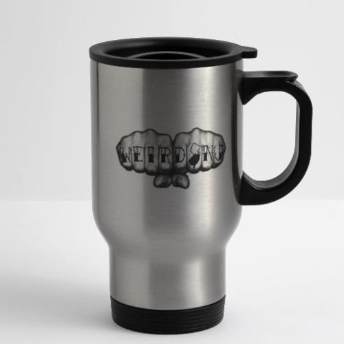 Knuckles Tattoo - 14 oz Travel Mug with Handle