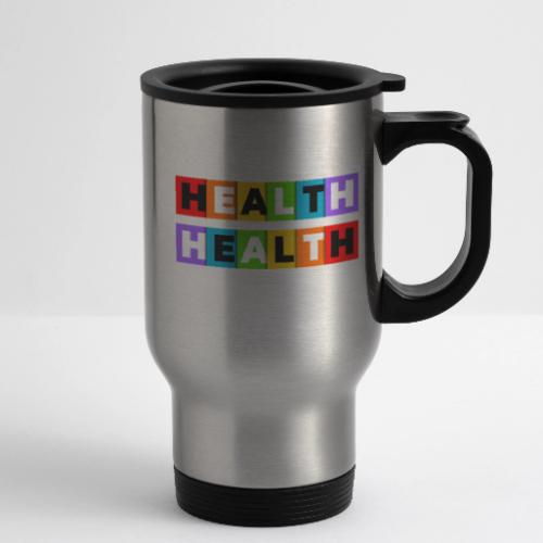 Health in Color - 14 oz Travel Mug with Handle