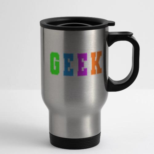 Certified Geek Mode - 14 oz Travel Mug with Handle