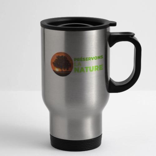 Nature protection - 14 oz Travel Mug with Handle