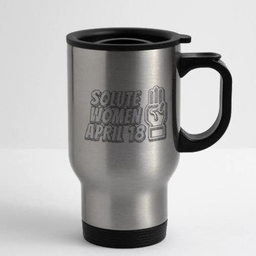 Solute Women April 18 - 14 oz Travel Mug with Handle