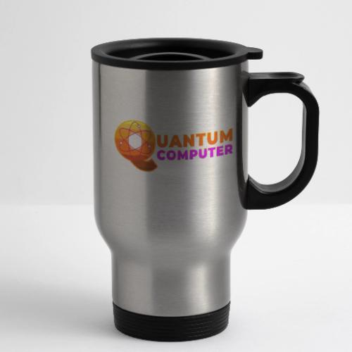 Quantum computer: Quantum Logic Unleashed - 14 oz Travel Mug with Handle