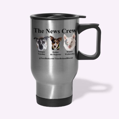 NewsCrew - 14 oz Travel Mug with Handle