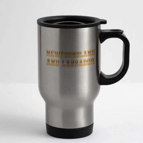 Newfoundland and Labrador - 14 oz Travel Mug with Handle