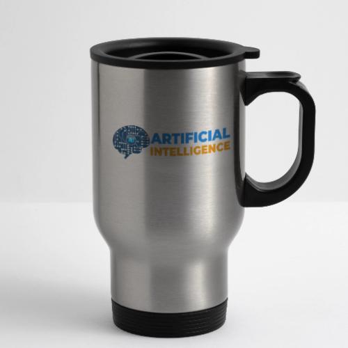 AI: Mind of the Machine - 14 oz Travel Mug with Handle