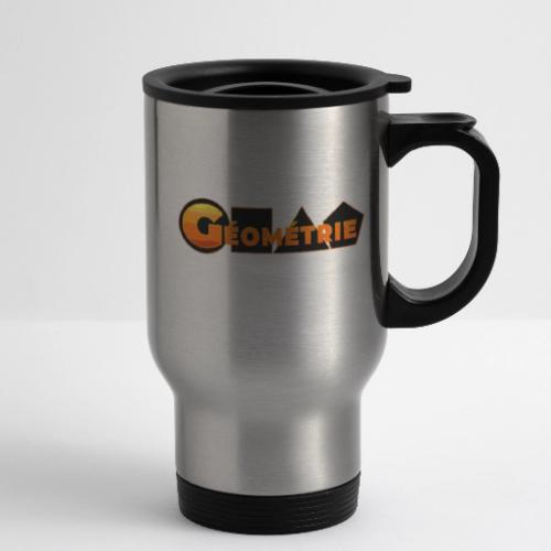 Geometry: Shapes and Figures - 14 oz Travel Mug with Handle