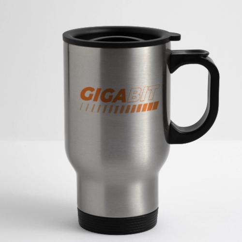 Gigabit: Speed Unleashed - 14 oz Travel Mug with Handle