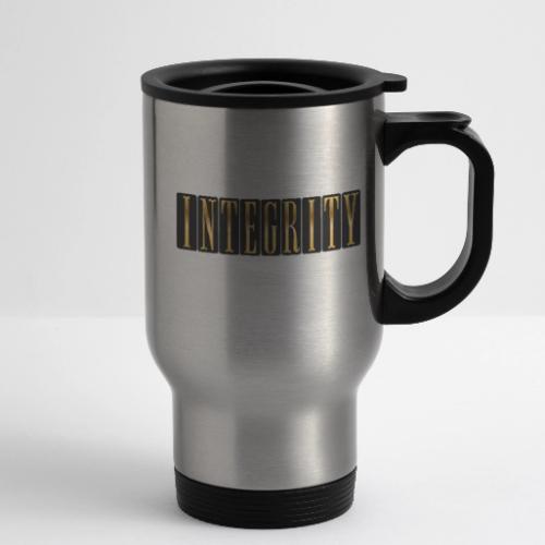 Golden Integrity - 14 oz Travel Mug with Handle