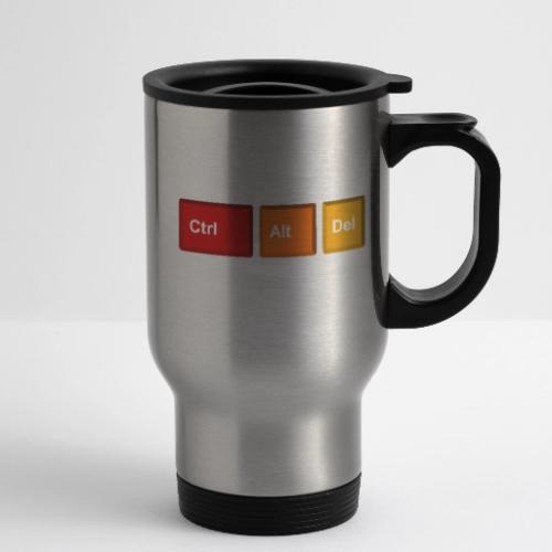 CTRL + ALT + DEL - 14 oz Travel Mug with Handle
