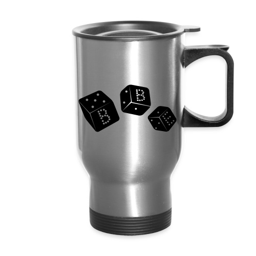 black box_vector2 - Travel Mug with Handle