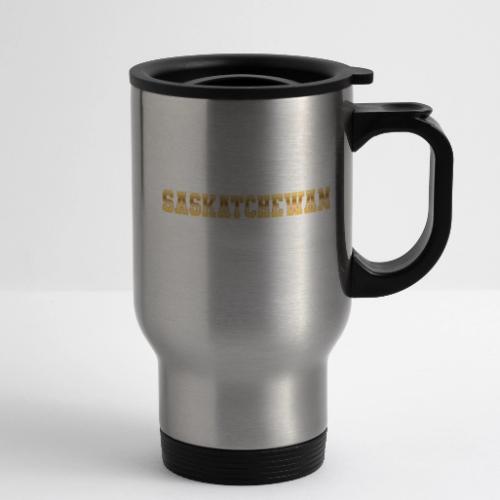Saskatchewan - 14 oz Travel Mug with Handle