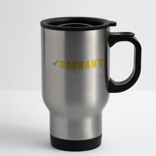 Born Winner - 14 oz Travel Mug with Handle