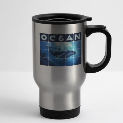 Ocean Titan - 14 oz Travel Mug with Handle