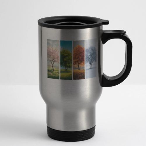 The four Seasons - 14 oz Travel Mug with Handle