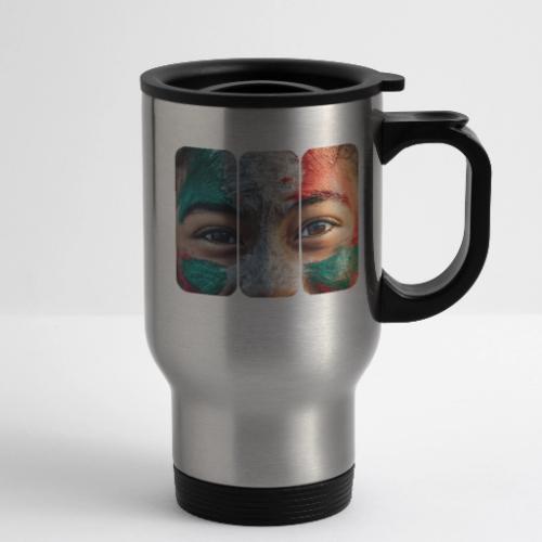 Colors of México - 14 oz Travel Mug with Handle